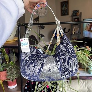 NWT Justice monogram purse 💙